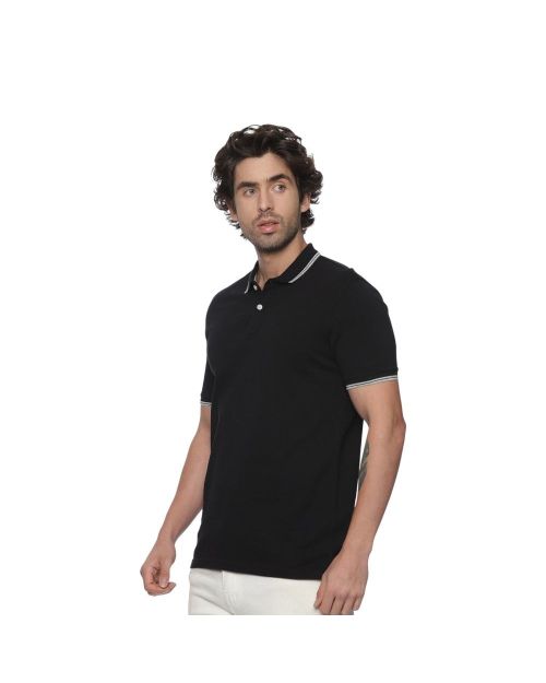 Allen Solly Polo T-shirt Men- Black