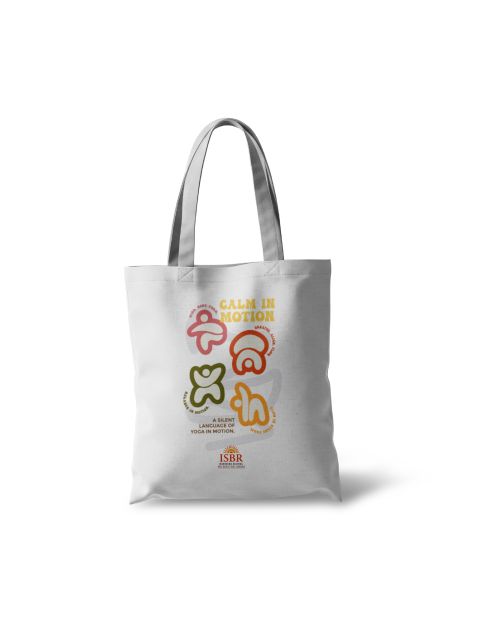 Calm In Motion Tote Bag - White