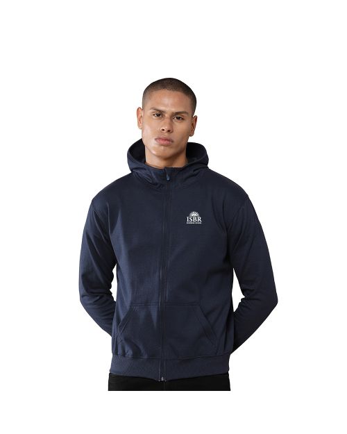 Greys&Blues Rocky Hoodie with Zip- Navy Blue  