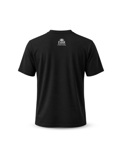 Inhale Exhale Grey's And Blues Pima Round Neck T-Shirt -Black