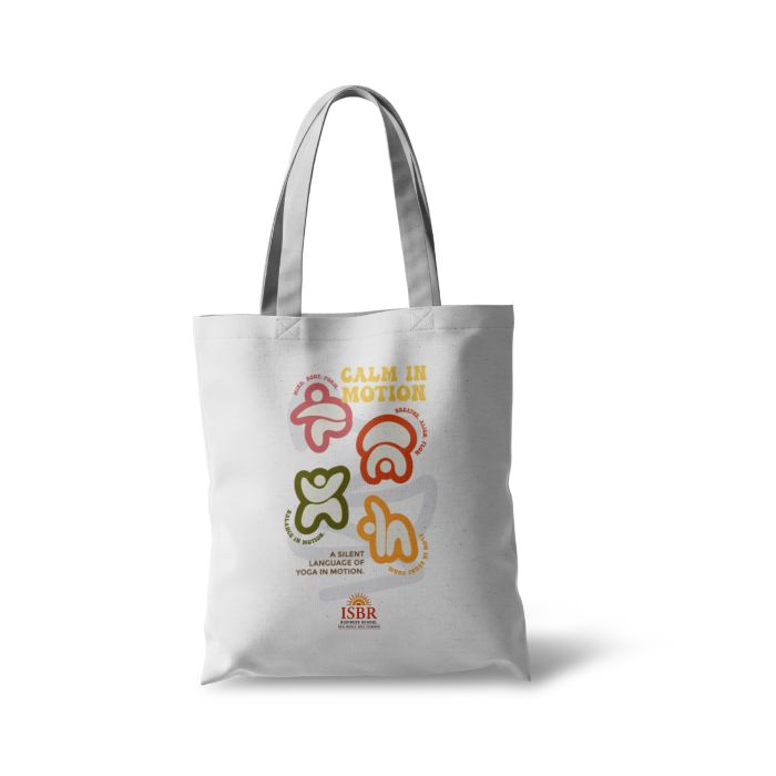 Calm In Motion Tote Bag - White
