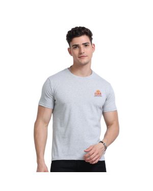 Greys&Blues Men's Eco Blend Round Neck T-Shirt- Grey Melange
