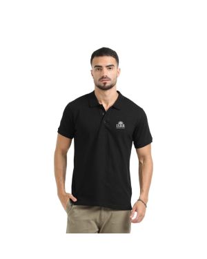 Greys&Blues Organic Polo Plain Tshirt- Black