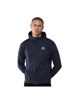 Greys&Blues Rocky Hoodie with Zip- Navy Blue  
